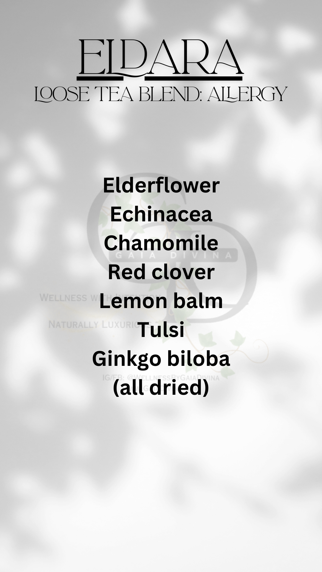 Eldara :: Allergy Blend Tea